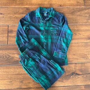 Ralph Lauren Plaid Twill Sleep Set Size Small Kids.